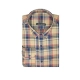 Generic Men's Cotton Lycra Full Sleeve Checked Casual Shirt (Brown) Generic Men's Cotton Lycra Full Sleeve Checked Casual Shirt (Brown)