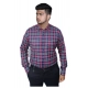 Generic Men's Cotton Lycra Full Sleeve Checked Casual Shirt (Red ) Generic Men's Cotton Lycra Full Sleeve Checked Casual Shirt (Red )