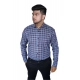 Generic Men's Cotton Lycra Full Sleeve Checked Casual Shirt (Purple) Generic Men's Cotton Lycra Full Sleeve Checked Casual Shirt (Purple)