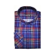 Generic Men's Cotton Lycra Full Sleeve Checked Casual Shirt (Blue Red) Generic Men's Cotton Lycra Full Sleeve Checked Casual Shirt (Blue Red)