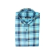 Generic Men's Cotton Lycra Full Sleeve Checked Casual Shirt (Turquoise) Generic Men's Cotton Lycra Full Sleeve Checked Casual Shirt (Turquoise)