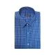 Generic Men's Cotton Lycra Full Sleeve Checked Casual Shirt (Blue) Generic Men's Cotton Lycra Full Sleeve Checked Casual Shirt (Blue)