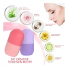 Generic Silicone Ice Face Roller Silicone Facial Cube for Eyes Neck Massage Remove (Multicolor)