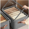Generic Polyster Polyester 1Pc Washable Premium Clothes Organiser (Multicolor)