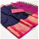 Generic Women's Cotton Silk Floral Print Saree With Unstitched Blouse 5.5Mtr (Navy Blue) Generic Women's Cotton Silk Floral Print Saree With Unstitched Blouse 5.5Mtr (Navy Blue)
