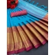 Generic Women's Cotton Silk Woven Design Saree With Unstitched Blouse 5.5Mtr (Blue) Generic Women's Cotton Silk Woven Design Saree With Unstitched Blouse 5.5Mtr (Blue)