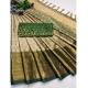 Generic Women's Cotton Silk Printed Saree With Unstitched Blouse 5.5Mtr (Green)