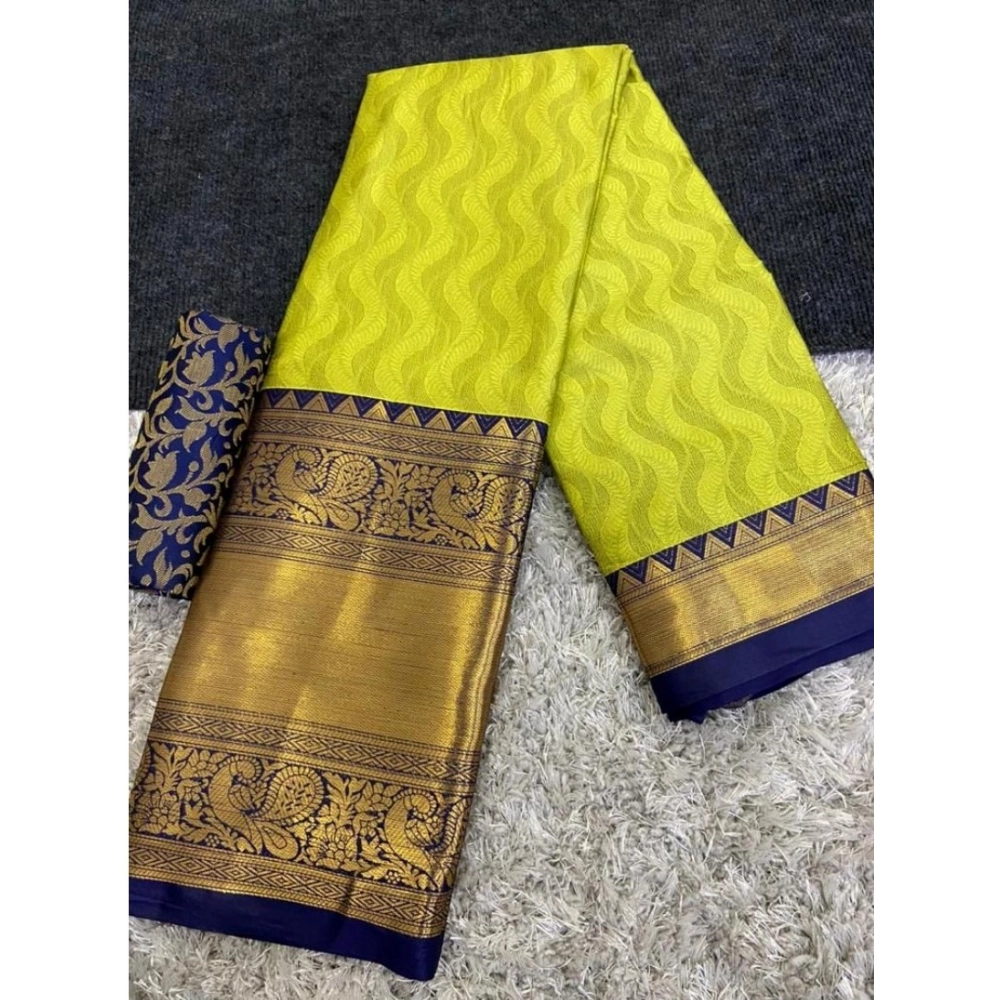 Generic Women's Cotton Silk Printed Saree With Unstitched Blouse 5.5Mtr (Green) Generic Women's Cotton Silk Printed Saree With Unstitched Blouse 5.5Mtr (Green)