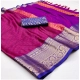 Generic Women's Cotton Silk Floral Print Saree With Unstitched Blouse 5.5Mtr (Purple) Generic Women's Cotton Silk Floral Print Saree With Unstitched Blouse 5.5Mtr (Purple)