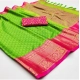 Generic Women's Cotton Silk Floral Print Saree With Unstitched Blouse 5.5Mtr (Green) Generic Women's Cotton Silk Floral Print Saree With Unstitched Blouse 5.5Mtr (Green)