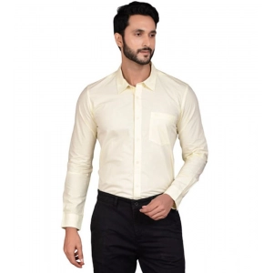 Generic Men's Casual Cotton Full Sleeve Solid Shirt (Lemon) Generic Men's Casual Cotton Full Sleeve Solid Shirt (Lemon)