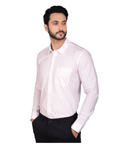 Generic Men's Casual Cotton Full Sleeve Solid Shirt (Pink) Generic Men's Casual Cotton Full Sleeve Solid Shirt (Pink)