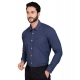 Generic Men's Casual Cotton Full Sleeve Solid Shirt (Navy) Generic Men's Casual Cotton Full Sleeve Solid Shirt (Navy)