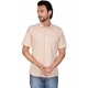 Generic Men's Casual Cotton Half Sleeve Solid Shirt (Beige) Generic Men's Casual Cotton Half Sleeve Solid Shirt (Beige)