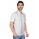 Generic Men's Casual Cotton Half Sleeve Solid Shirt (Grey) Generic Men's Casual Cotton Half Sleeve Solid Shirt (Grey)