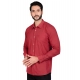 Generic Men's Casual Cotton Full Sleeve Solid Shirt (Red) Generic Men's Casual Cotton Full Sleeve Solid Shirt (Red)