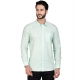 Generic Men's Casual Cotton Full Sleeve Solid Shirt (Sea Green) Generic Men's Casual Cotton Full Sleeve Solid Shirt (Sea Green)