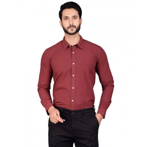 Generic Men's Casual Cotton Full Sleeve Solid Shirt (Maroon) Generic Men's Casual Cotton Full Sleeve Solid Shirt (Maroon)