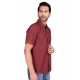 Generic Men's Casual Cotton Half Sleeve Solid Shirt (Maroon) Generic Men's Casual Cotton Half Sleeve Solid Shirt (Maroon)