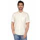 Generic Men's Casual Cotton Half Sleeve Solid Shirt (Lemon) Generic Men's Casual Cotton Half Sleeve Solid Shirt (Lemon)