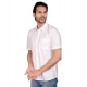 Generic Men's Casual Cotton Half Sleeve Solid Shirt (Pink) Generic Men's Casual Cotton Half Sleeve Solid Shirt (Pink)