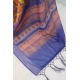 Generic Women's Linen Digital Print Saree With Unstitched Blouse 5.5Mtr (Multicolor)