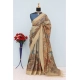 Generic Women's Mysore Silk  Digital Print Saree With Unstitched Blouse 5.5Mtr (Beige)