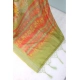 Generic Women's Linen Digital Print Saree With Unstitched Blouse 5.5Mtr (Multicolor)