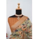 Generic Women's Linen Digital Print Saree With Unstitched Blouse 5.5Mtr (Beige) Generic Women's Linen Digital Print Saree With Unstitched Blouse 5.5Mtr (Beige)
