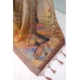 Generic Women's Linen Digital Print Saree With Unstitched Blouse 5.5Mtr (Multicolor)
