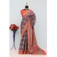 Generic Women's Mysore Silk  Digital Print Saree With Unstitched Blouse 5.5Mtr (Blue)