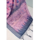 Generic Women's Linen Digital Print Saree With Unstitched Blouse 5.5Mtr (Multicolor)