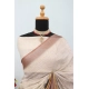Generic Women's Linen Digital Print Saree With Unstitched Blouse 5.5Mtr (Multicolor)