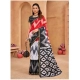 Generic Women's Cotton Printed Saree With Unstitched Blouse 5.5Mtr (Multicolor)