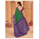 Generic Women's Cotton Printed Saree With Unstitched Blouse 5.5Mtr (Green)