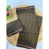 Generic Women's Cotton Printed Saree With Unstitched Blouse 5.5Mtr (Mehendi Green)