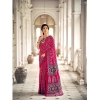 Generic Women's Cotton Printed Saree With Unstitched Blouse 5.5Mtr (Pink)