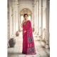Generic Women's Cotton Printed Saree With Unstitched Blouse 5.5Mtr (Pink)