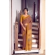 Generic Women's Cotton Printed Saree With Unstitched Blouse 5.5Mtr (Mustard)