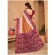 Generic Women's Cotton Printed Saree With Unstitched Blouse 5.5Mtr (Multicolor)