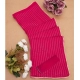 Generic Women's Vichitra Silk Striped Saree With Unstitched Blouse 5.5Mtr (Pink)