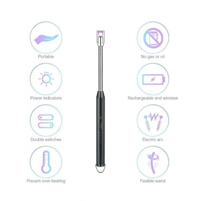 Steel Electric Lighter (Multicolor) Steel Electric Lighter (Multicolor)