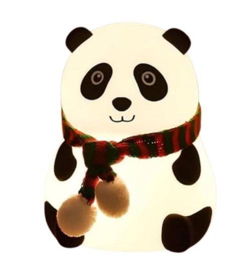 Generic Plastic, Silicone Panda Lamp (Multicolor)