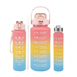 Generic Plastic Multicolor Water Bottle (Multicolor)
