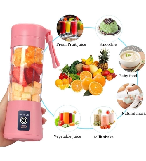 Generic Plastic Portable Juicer Bottle (Multicolor)