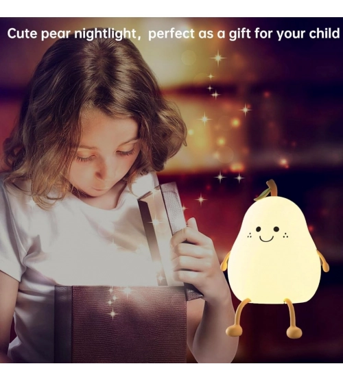 Generic Plastic, Silicon Pear Night Light (Multicolor)