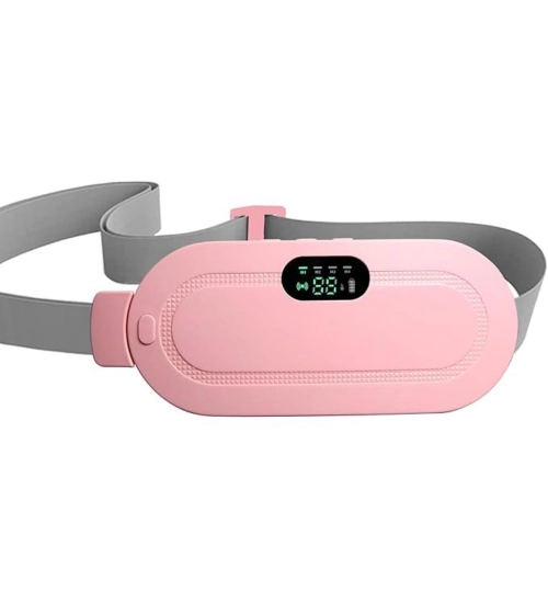 Generic Polyester, Plastic Portable Cordless Heating Pad (Pink)