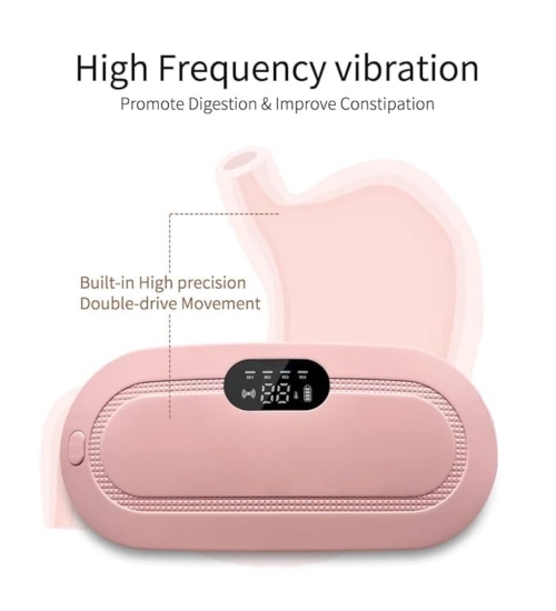 Generic Polyester, Plastic Portable Cordless Heating Pad (Pink)