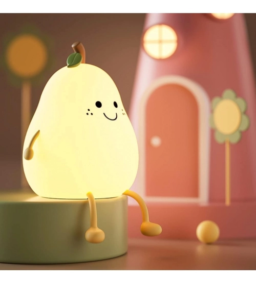 Generic Plastic, Silicon Pear Night Light (Multicolor)