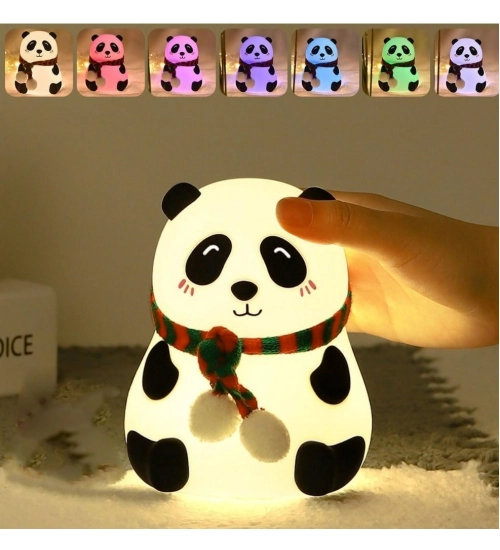 Generic Plastic, Silicone Panda Lamp (Multicolor)
